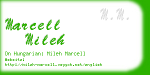 marcell mileh business card